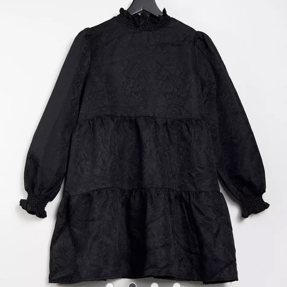 QED London Dresses & Skirts - ASOS High Neck Smock Babydoll Dress